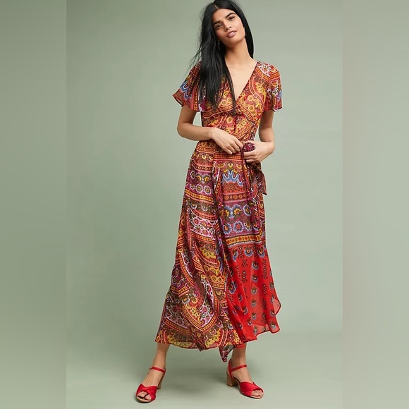 Anthropologie Dresses & Skirts - Anthropologie Murol Wrapped Maxi Dress